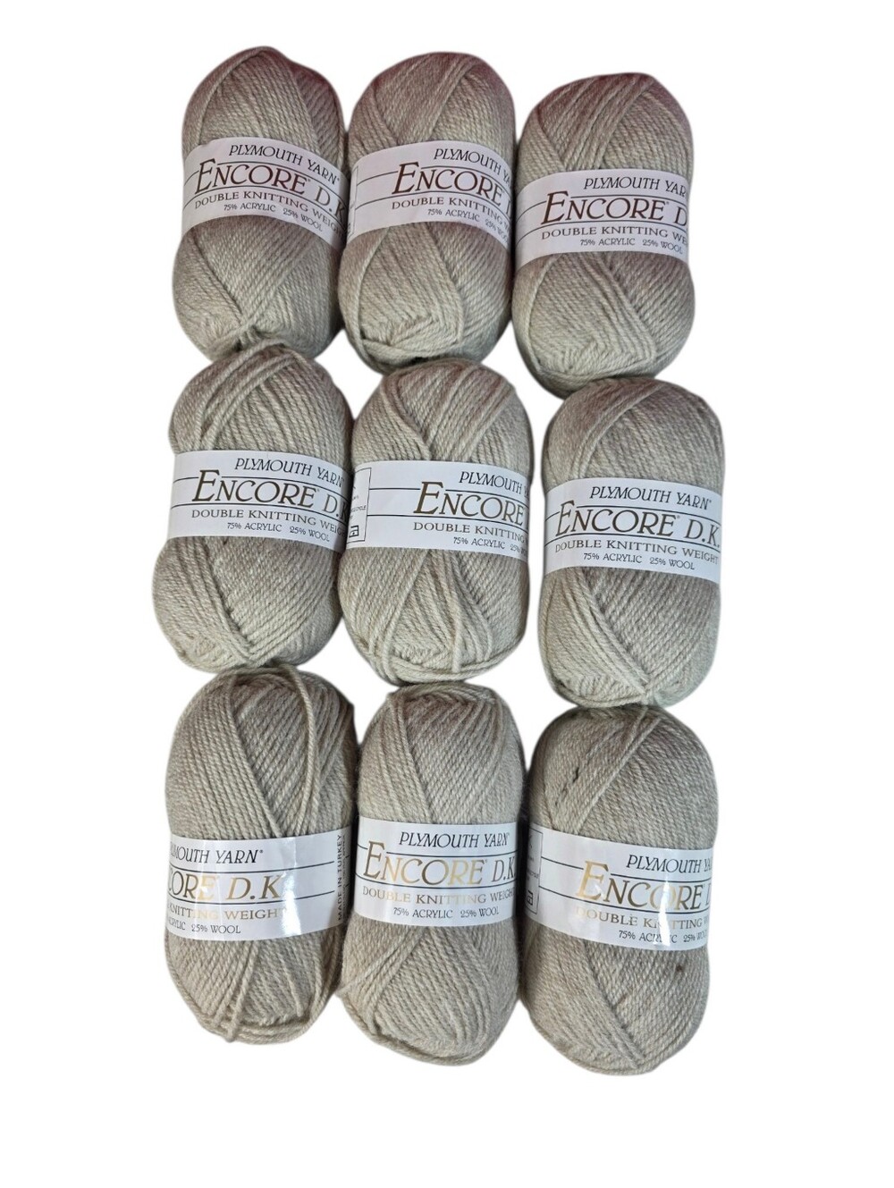 Plymouth Encore Colorspun Yarn 75% Acrylic, 25% Wool: Lot of 9 color 240